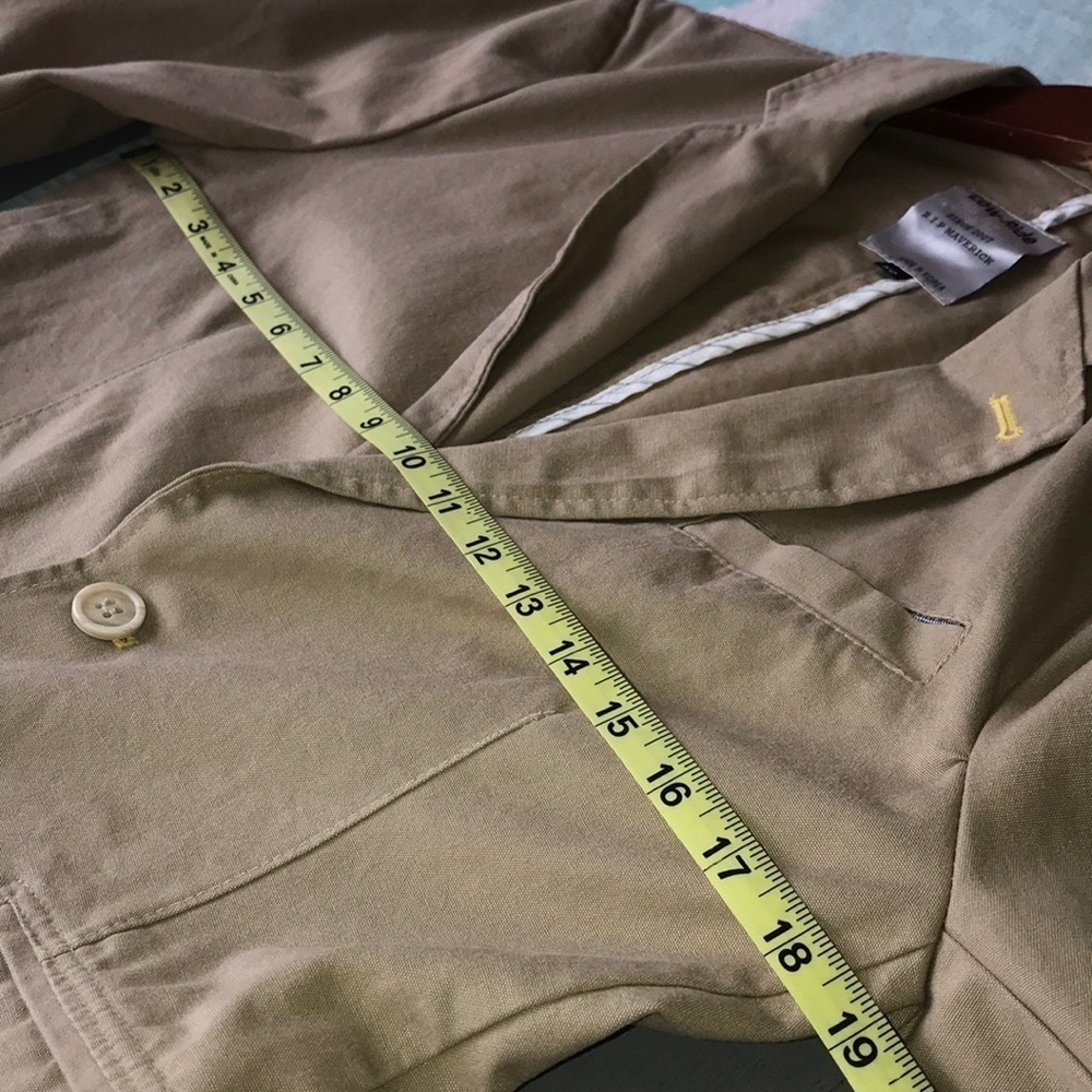 Low Ride HWG Khaki Blazer Sport Coat Mens Size 50 Made In Korea - Picture 8 of 11